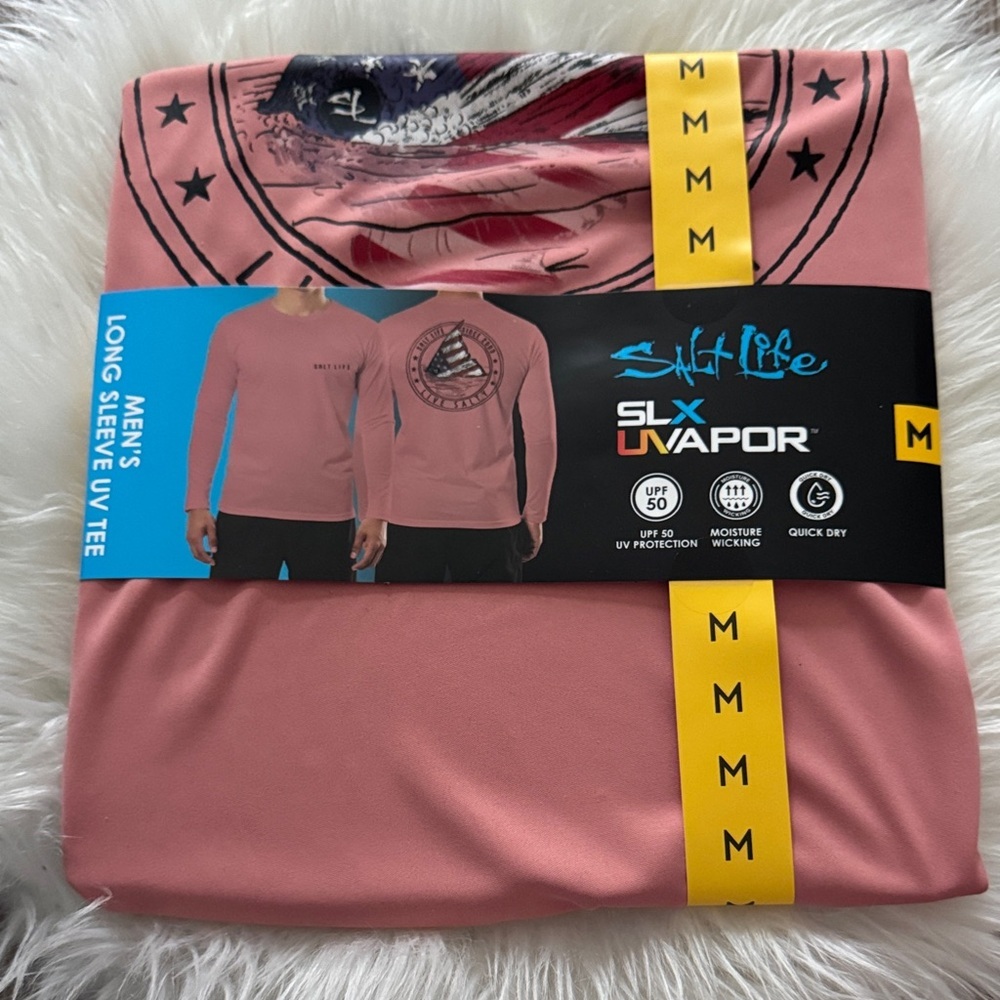 Salt Life Long Sleeve UV Tee in Dusty Rose